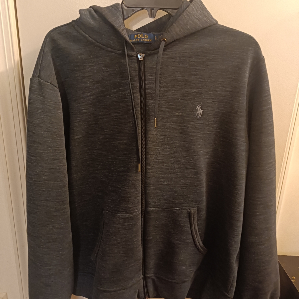 Polo by Ralph Lauren Men's Gray Hoodie Sweater